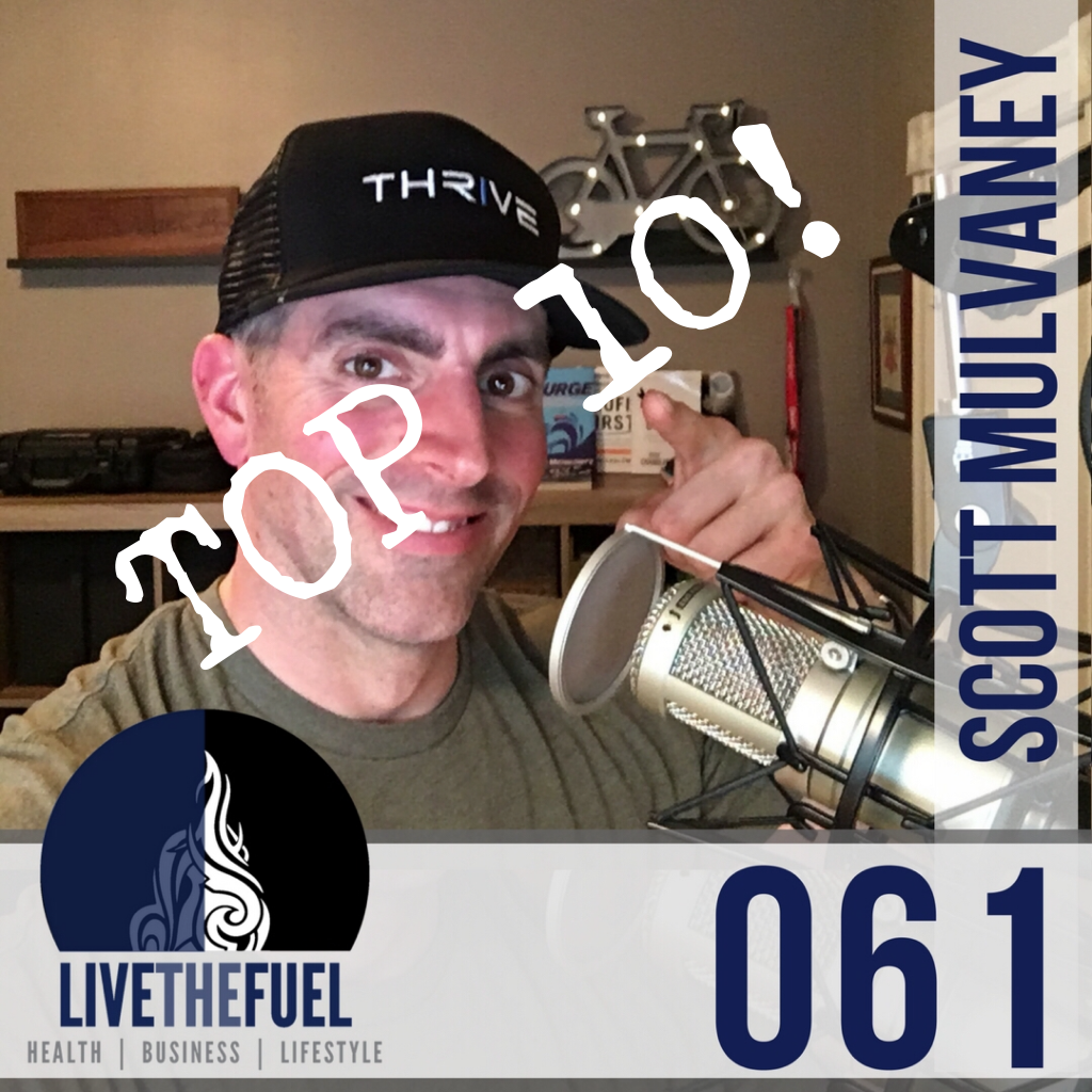 061 Scott Mulvaney Honoring Top 10 Highest Downloaded Podcast Episodes on LIVETHEFUEL