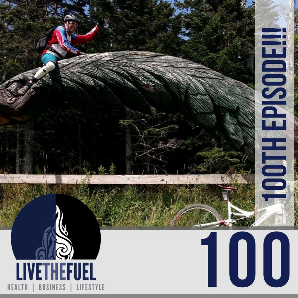 100th Podcasting Episode in Killington VT for Downhill Mountain Biking, Golf, and more for LIVETHEFUEL